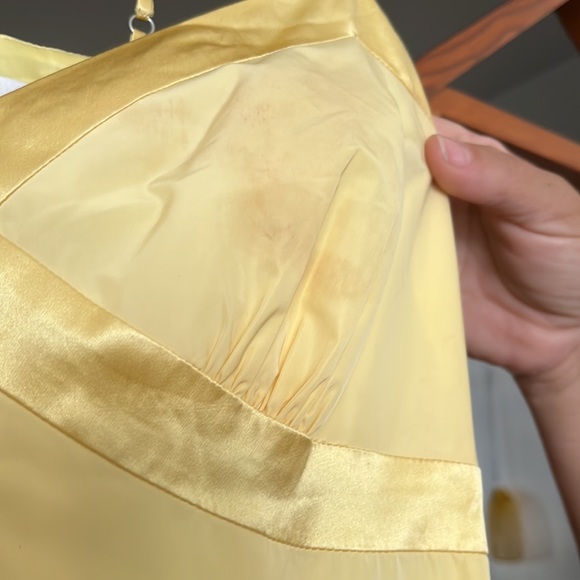 Yellow Calvin Klein dress. Great for Belle costume. - Picture 2 of 6